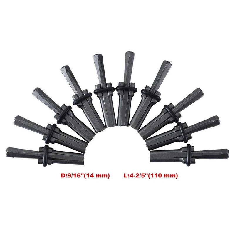 

Hot Sale 10 Set 9/16inch Plug Wedges Feather Shims Concrete Rock Stone Splitter Hand Tools 14Mm