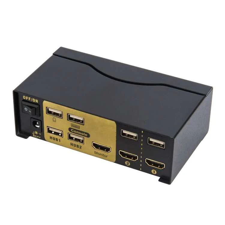 4k, hdmi, kvm switch, controle remoto, pc, tv, impressora usb