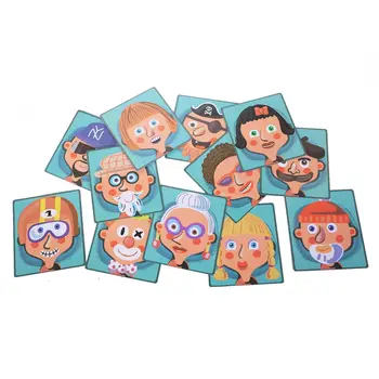 

Baby magnetic fun puzzle children wooden puzzle box game cartoon puzzle drawing baby toy girl boy baby supplies early education