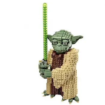 

1771pcs In stock New Star Wars Series Lepining baby yodas Building Blocks Bricks Toys Children's Christmas Gift 75255