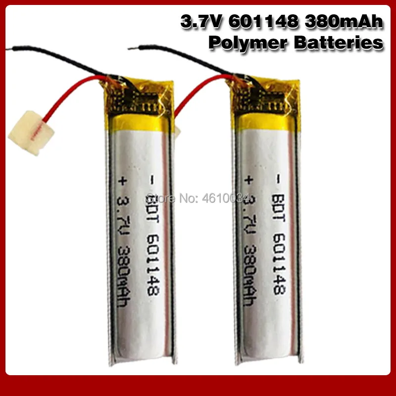 601148 3 7 V 380MAH с защитной платой 601248 используется для bluetooth MP3 MP4 MP5 GPS DVD литиевая
