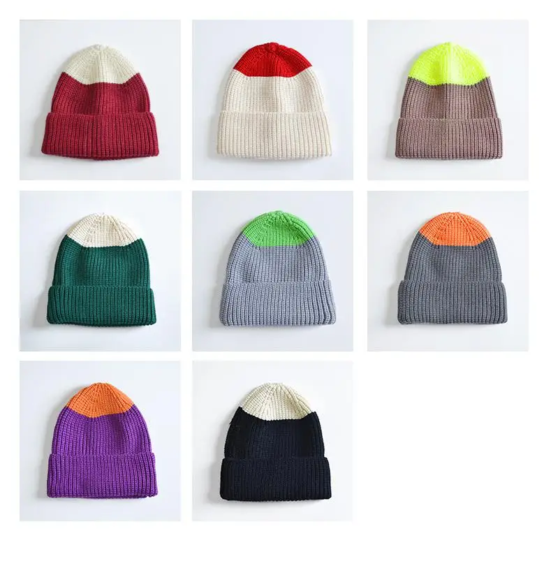 COKK Winter Hats For Girls Boys Children Knitted Beanie Bonnet Thick Warm Casual Kids Winter Cap Gorro Mix Color Accessories New