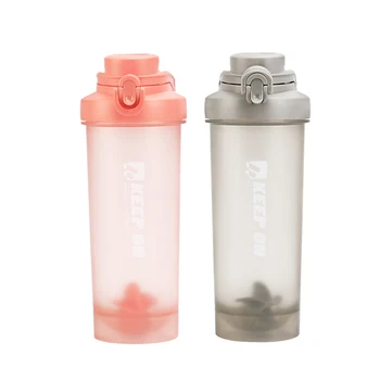 

GEEKHOM Portable Sport Water Bottles Fitness Protein Shaker Cup Eco Friendly Leakproof Outdoor Camping Portable Waterbottle