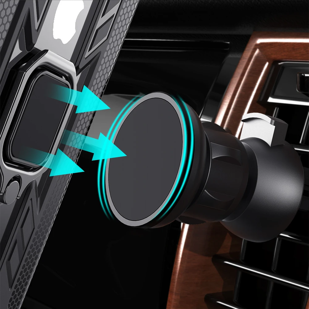 Магнитный автомобильный держатель для телефона KEYSION с вентиляционным отверстием, вращающееся крепление на магните, подставка для мобильного телефона, универсальная подставка для iphone samsung Xiaomi