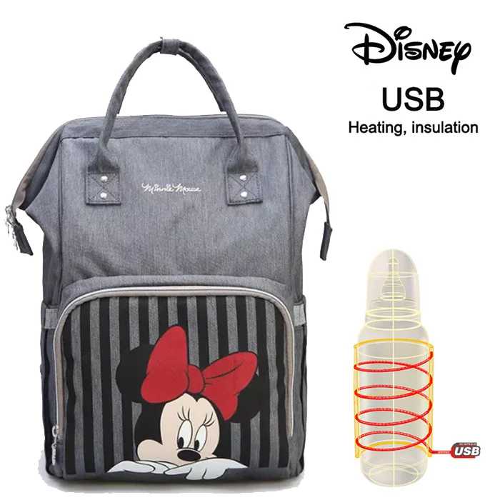 25 Disney Mommy Пеленки сумки мать большой емкости путешествия рюкзак для подгузников анти-потеря молнии ребенка кормящих Дисней сумки дропшиппинг - Цвет: 25