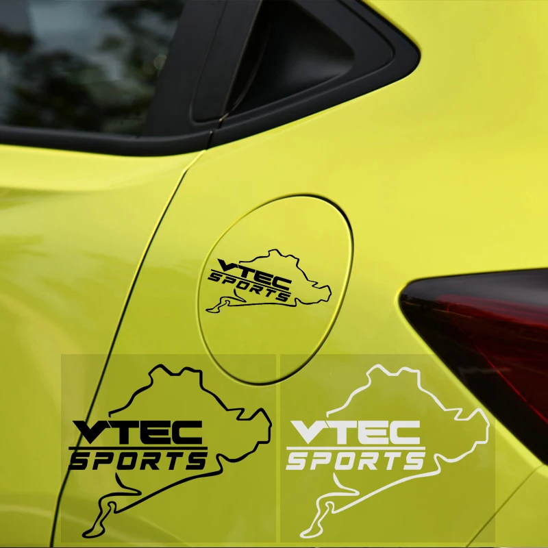 2019 Новинка 3D VTEC Спортивная виниловая наклейка крышки топливного бака автомобиля