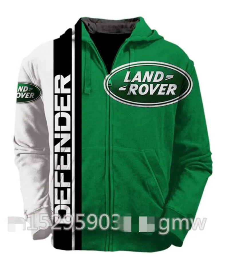 Мужские толстовки с капюшоном Land Rover уличная одежда 3D логотипом модная мужская
