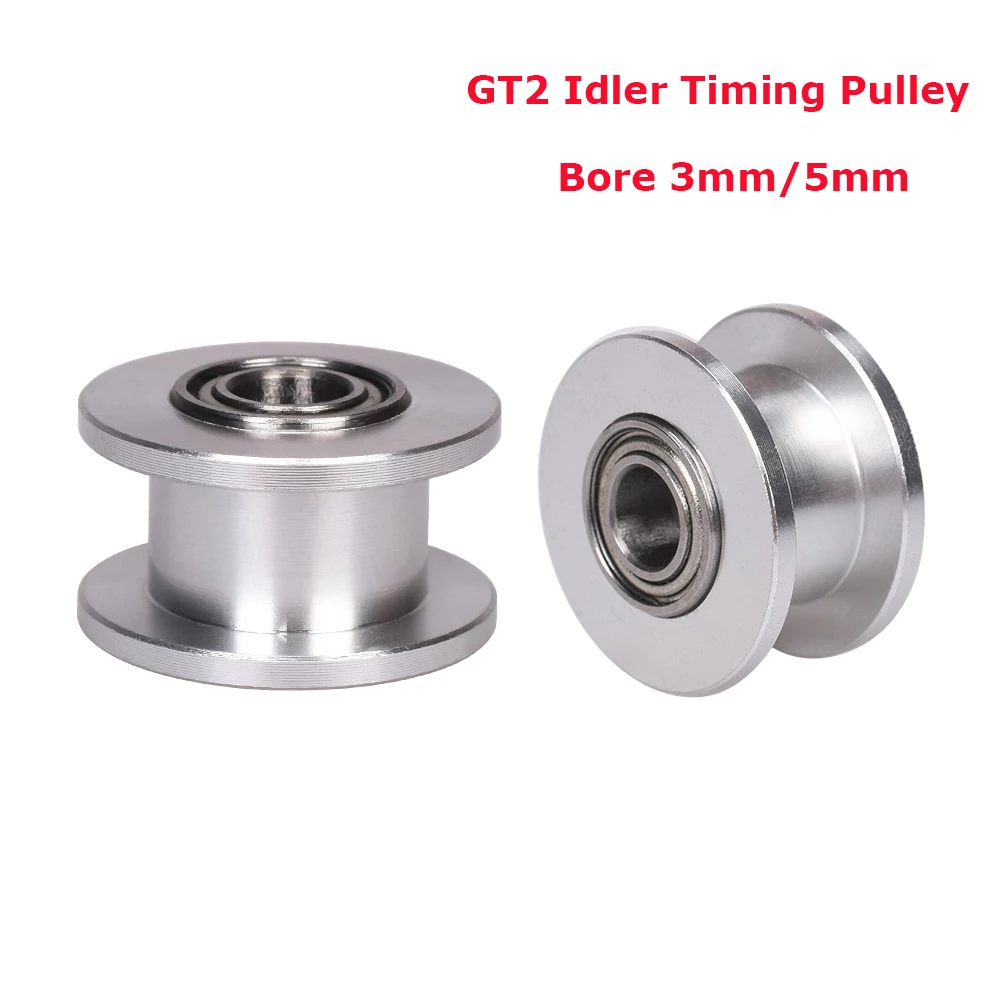 GT2 Idler Timing Pulley Without Tooth Bore 3/5mm Synchronous Wheel Gear Width 6mm for Prusa i3 WANHAO I3 FDM 3D Printers Parts | Компьютеры