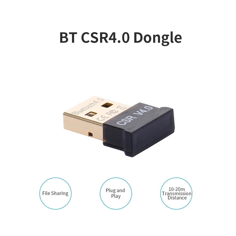 USB BT адаптер CSR4.0 ключ аудио приемник передатчик для Windows 7/8/10/Me/XP/Vista компьютера ПК