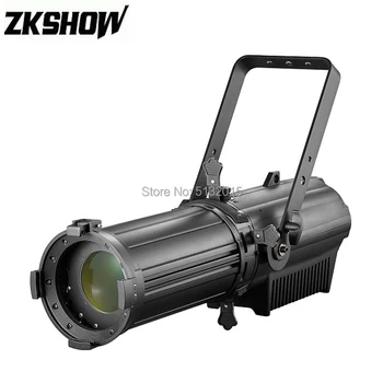 

200W/300W LED Profile Spot Light with Zoom Die Casting Aluminum RA90 Studio Theater Concert Stage Lighting Projector RGBW CW WW
