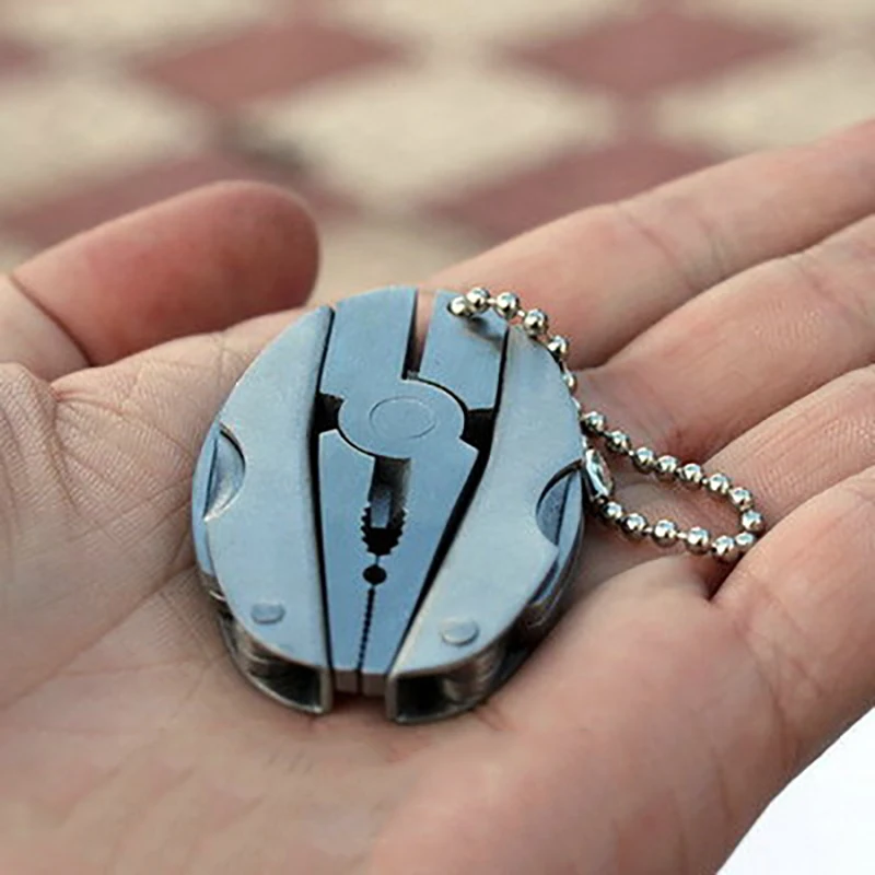 

Multitools Pocket Turtle Pliers Outdoor Mini Portable Folding Muilti-functional Plier Clamp Keychain Hiking Camping Tool