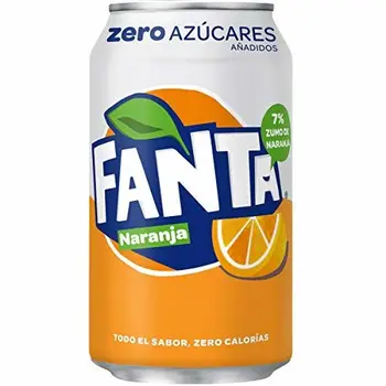 

Fanta de Naranja Zero Lata - 330 ml