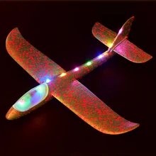 48cm Hand Throw Flying Glider luminous Planes Toys For Children Foam Aeroplane Model Fillers Glow In The Dark Plane Toys Game 48cm Hand Throw Flying Glider luminous Planes Toys For Children Foam Aeroplane Model Fillers Glow In The Dark Plane Toys Game