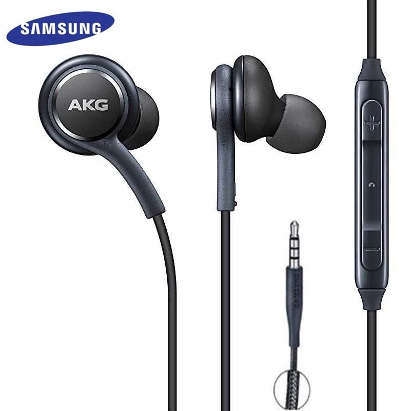 Samsung AKG Earphones EO IG955 3.5mm In-ear Wired Mic Volume Control Headset for Samsung Galaxy S10 S9 S8 S7 huawei Smartphone