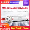 CHLED MAL Series Mini Pneumatic Cylinder16/20/25/32/40mm Bore 25-300mmStroke Double Acting Aluminum Alloy pnumatic Air Cylinder ► Photo 1/5