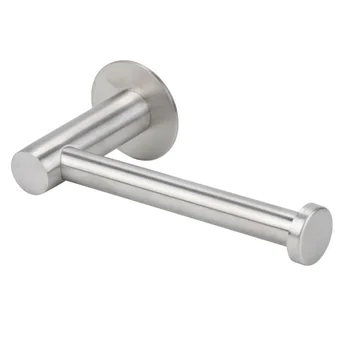 

Silver Paper Holder Stainless Steel Toilet Without Drilling Paper Holder