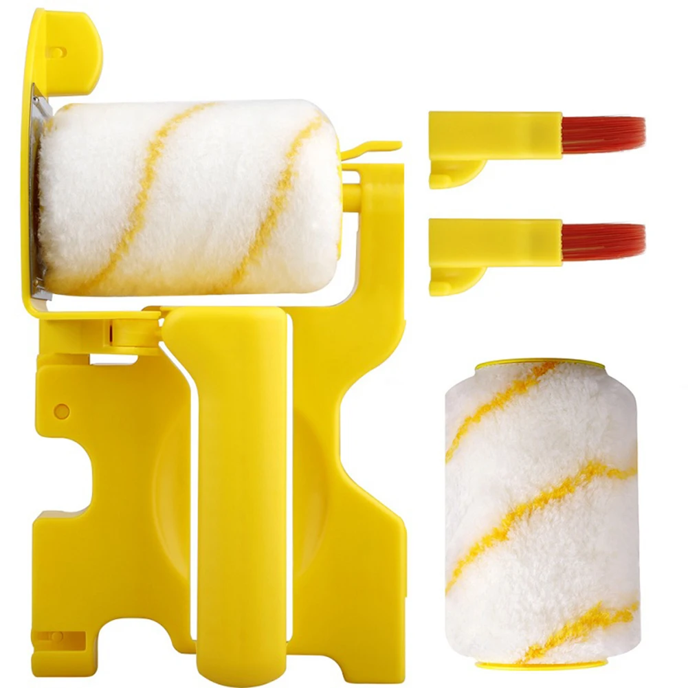 Paint Edging Tool Clean-Cut Paint Edger Roller Brush for Wall Ceiling Painting Multi-function Roller Paint Brush angled paint brush Paint Tools