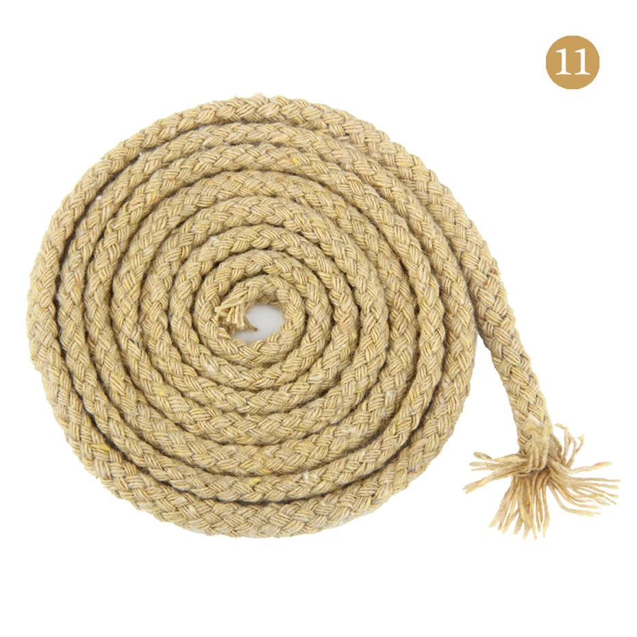 5 мм DIY аксессуары плетеный хлопковый шнур 10 м/лот хлопчатобумажная веревка для одежды витая веревка