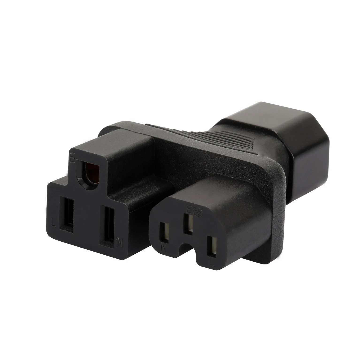 IEC320 C14 до 5-15 P, C14 до C15, IEC 320 C14 para C15+ Nema 5-15R, nema C14 para C13 5-15R адаптер переменного тока, 15A 125 в