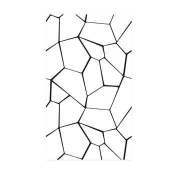 

On Sale 10M Geometric Lines Wallpaper 3D Flocking for Living Room Home Decor White Non-woven Wall Paper