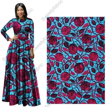 Полиэстер африканская вощеная ткань принты настоящий Nederland Pagne голландский высокого качества для DIY постельные принадлежности Анкара Текстиль