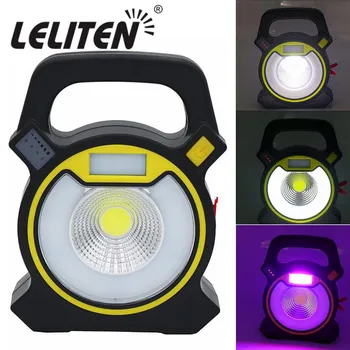 

USB Rechargeable 15W COB LED Portable Flashlight Outdoor Tent lantern Torch Fishing Waterproof flashlight