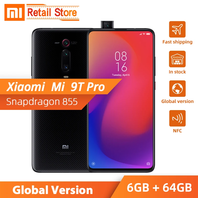 В наличииГлобальная версия Xiaomi mi 9T Pro Red K20 pro 6G 64GB Snapdragon 855 смартфон 48 МП Тройная