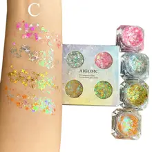Glitter Sequins Gel for Face Nails Eyes Lips Hair Body Glitter for Masquerade Halloween Party Christmas