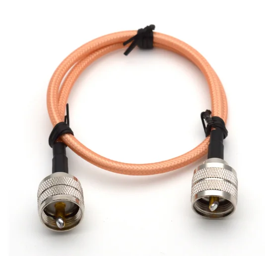 Uhf Maschio A Uhf Maschio Pl259 So239 Ponticello Pigtail Rg142 Rg-142 Cavo Jumper Rf Coassiale