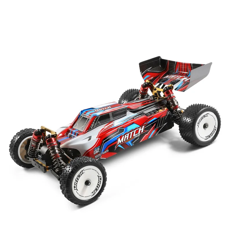 1/10 RC카 Wltoys 104001 4WD 2.4G 레이싱 카 리모컨 장난감, 어린이용 45 km/h 고속 차량 모델, 남아용 장난감