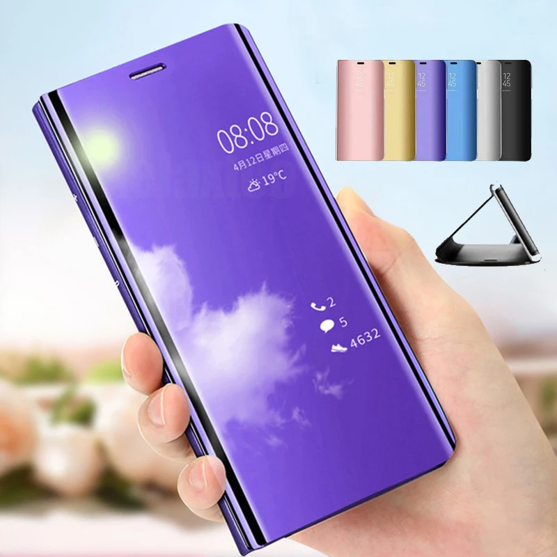 Зеркальный чехол для samsung galaxy A10 A20 A20E A30 A40 A50 A70 note 10 pro s10 5G s9 s8 plus s10E s6 s7 Edge|Бамперы| |