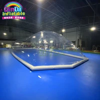 2020 New Inflatable Pool Dome For Sale/ Pools Inflatable Transparent Dome Tent For Sale 2