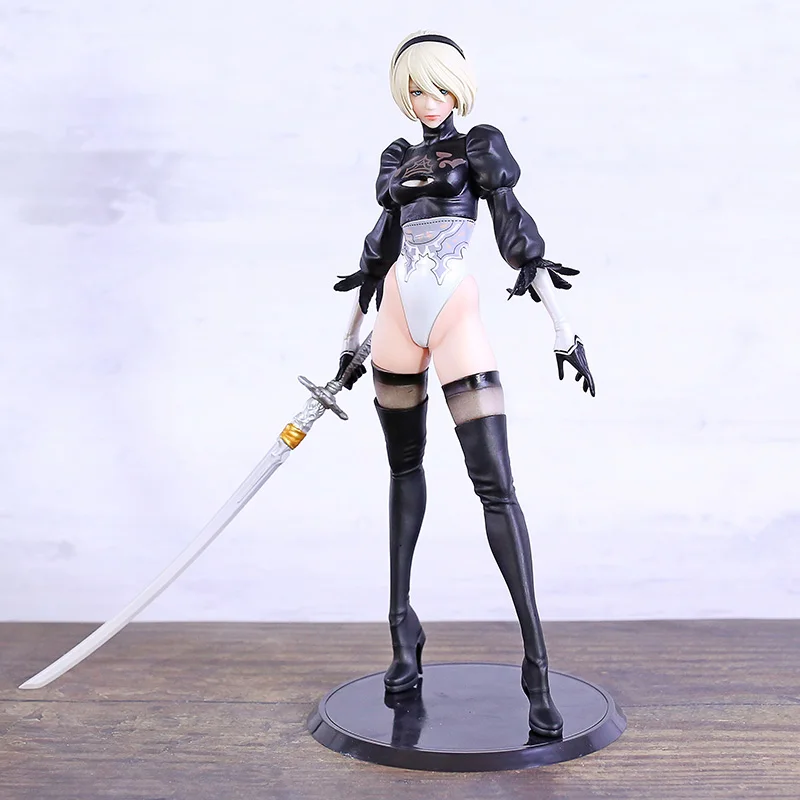 NieR Automata YoRHa No.2 тип B 2B ПВХ фигурка Коллекционная привлекательная девушка модель