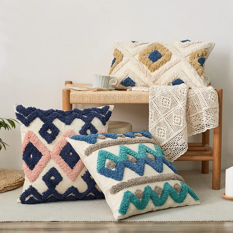 Morocco Tufted Cushion Covers