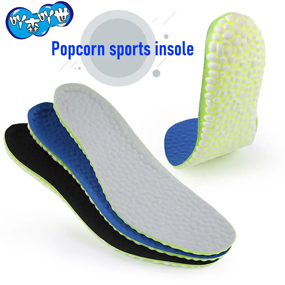 

Massage Insoles Popcorn Full Pads Sports Running Insole Mesh Insoles Leisure Shoes Inserts Soft BK Cloth Pads Unisex Insoles