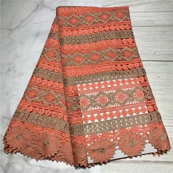 

2019 Latest African Laces Fabrics Embroidered African French Lace Fabric African French Net tulle Lace Fabric