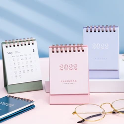 Mini calendrier de Table en papier mignon, calendrier de bureau créatif, planificateur quotidien, Agenda scolaire, organisateur de bureau, nouveau, 2022 