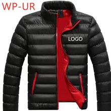 WP-UR The New Male Wild Casual Retro style Mens Popular Winter Tops Standing collar Jacket Male Punk Classic Cotton Outwear