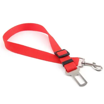 

Pet Dog Cat Car Seat Belt Adjustable Harness Safety Belt Lead Leash For Small Medium Dogs Travel Clip Pet Supplies