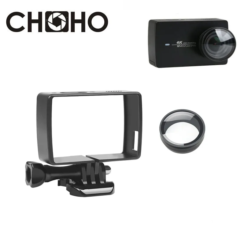

UV Filter for Xiaomi Yi 4K II Action Camera Frame Mount Protect Case for Xiaomi Yi Lite yi 4 k Action Camera Accessories