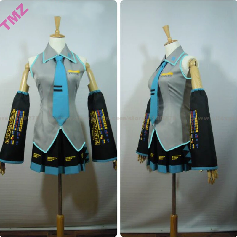 New  Hatsune Miku Love is Wall Vocaloid Miku Hatsune Woman Girls Cosplay Costume For Halloween Carnival 