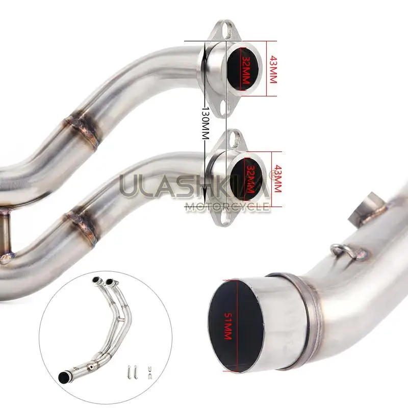 MT07 FZ07 мотоцикл Выхлопная полная система для yamaha MT-07 FZ-07 Tracer- с глушителем XSR700