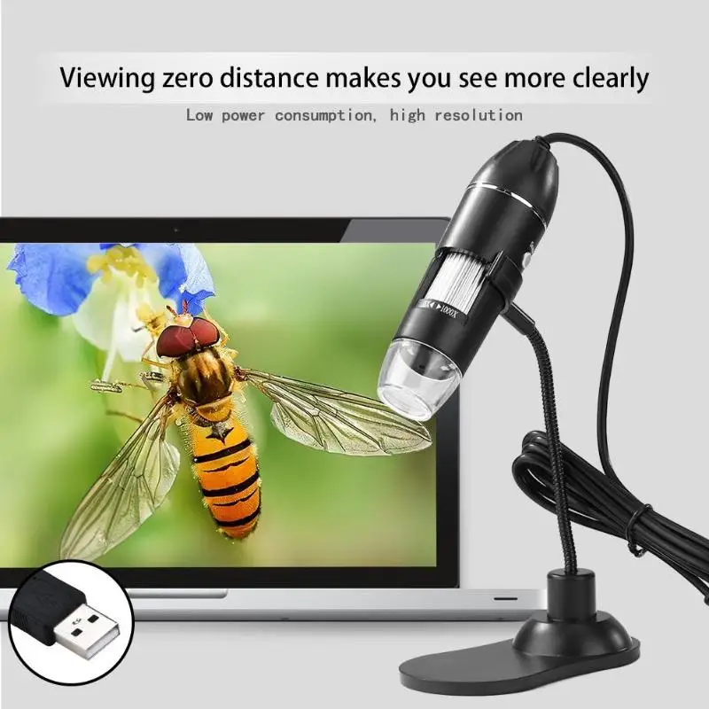 

1000X 1600X USB 8LED Microscope Handheld Portable Digital MicroscopeMagnifier Electronic Stereo Endoscope Camera