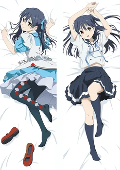 

2020-May Update Japanese Anime HELLO WORLD Dakimakura Pillow Case Ichigyou Ruri Hugging Body Pillow Cover
