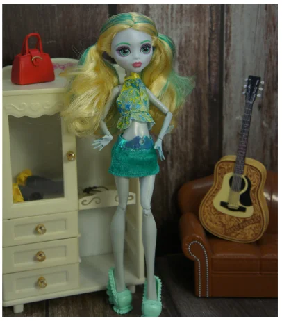Подлинные различные цвета стиль для monster high Одежда для девочек кукла дух кукла платье костюмы Аксессуары - Цвет: see chart 8