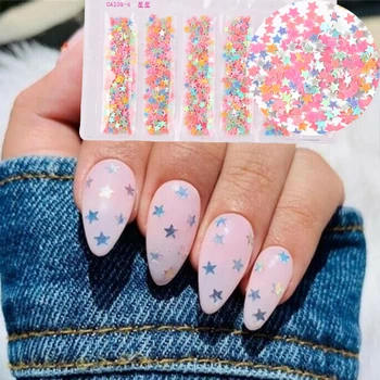 

Nail Art Iridescent Shapes Sequins Glitter Rabbit Tips Decor Designs Nail Art Supplies Nail Decoration