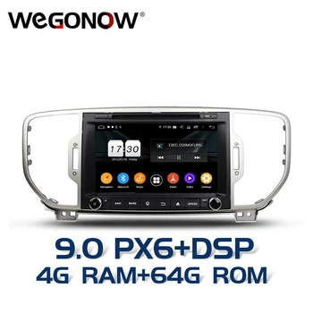 

PX6 DSP IPS HD TDA7851 Android 9.0 For kia Sportage 2016 2017 8 Core 4GB 64GB Bluetooth 5.0 Wifi GPS Map Car DVD Player Radio