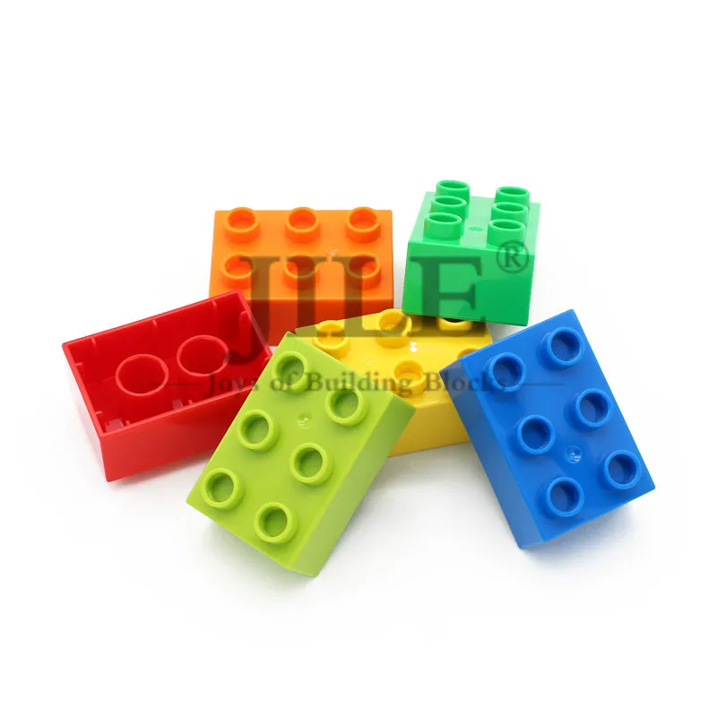 Big Size Building Blocks Brick Colorful Bulk Large Particles Set DIY Educational Compatible with Assembles Kids Toys Gifts 11