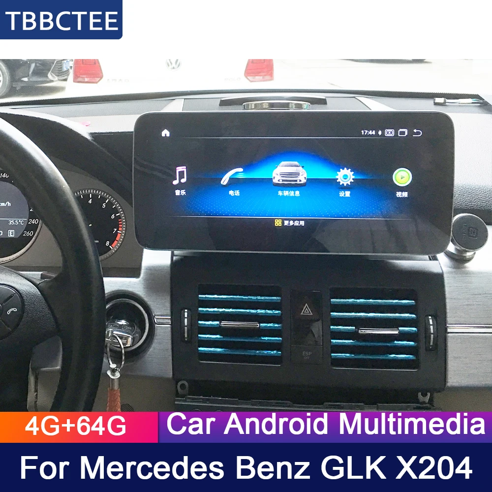 10.25 inch 4G 64G Android For Mecerdes Benz MB GLK X204 2008~2012 NTG Car Radio Screen GPS Navigation Bluetooth WiFi Navi