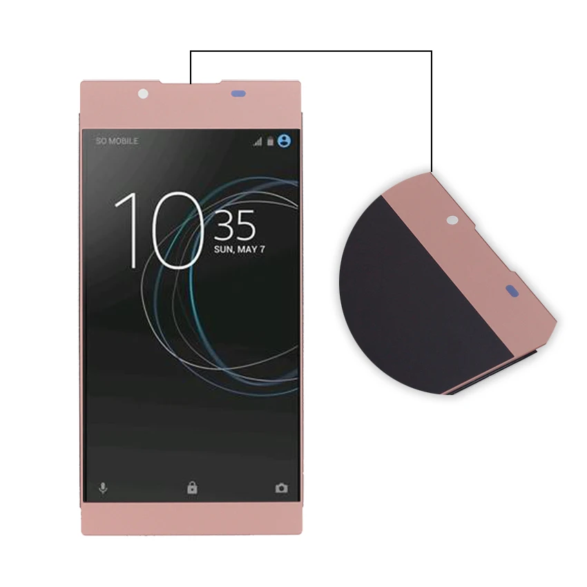 Протестированный Лучший ЖК дисплей для SONY Xperia L1 G3312 дигитайзер в сборе запасные
